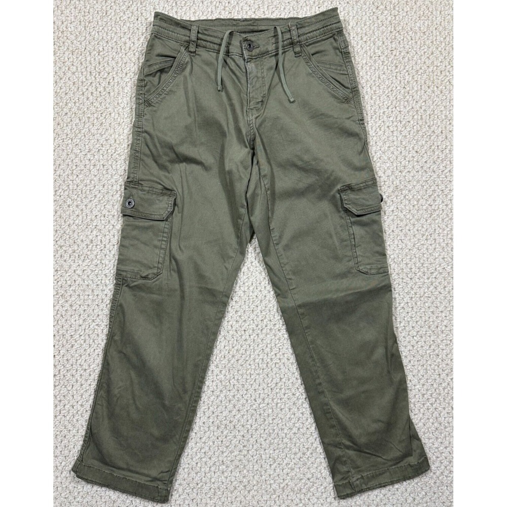 Kuhl Pants Womens 2 Reg Olive Green Kultivatr Kargo Crop Utility Outdoor Hiking